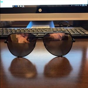 Quay x Desi Sunnies Silver